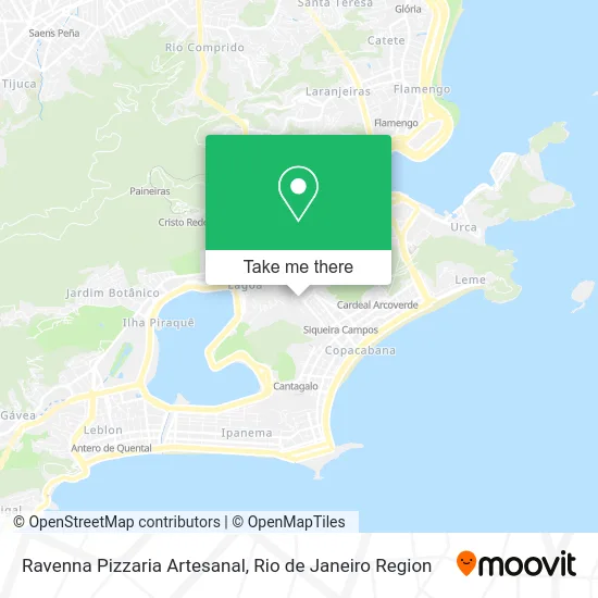 Ravenna Pizzaria Artesanal map