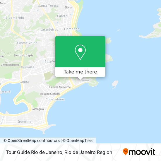 Mapa Tour Guide Rio de Janeiro