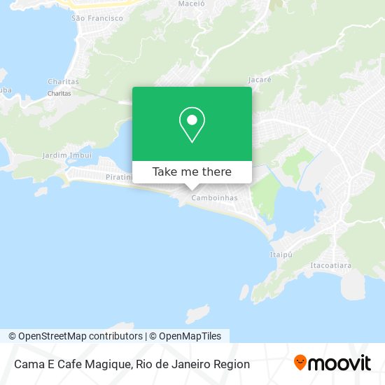 Cama E Cafe Magique map