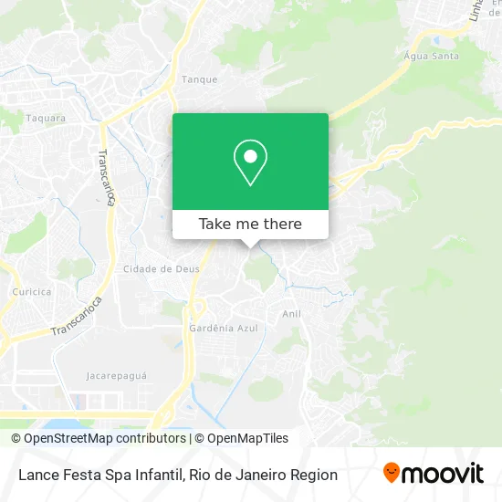 Lance Festa Spa Infantil map