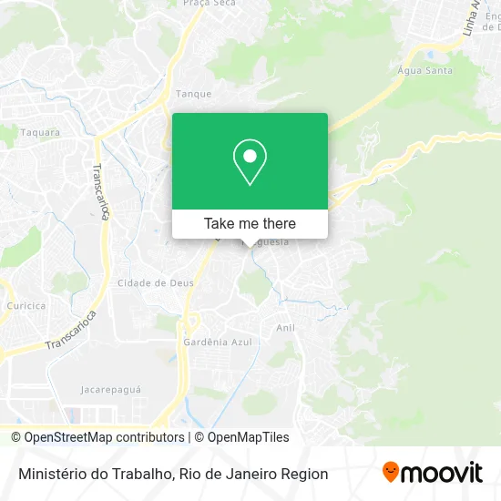 Ministério do Trabalho map