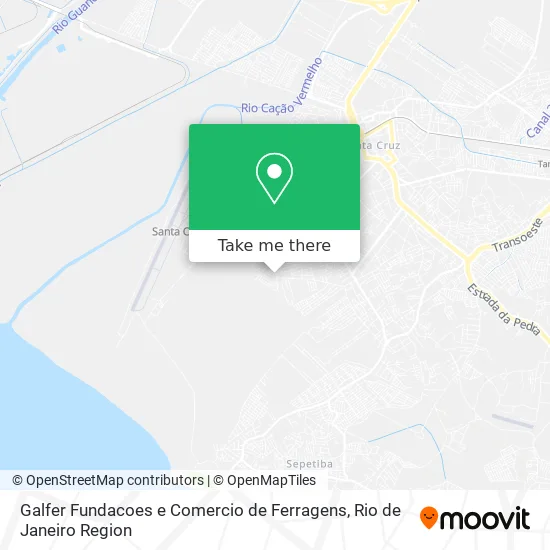 Galfer Fundacoes e Comercio de Ferragens map