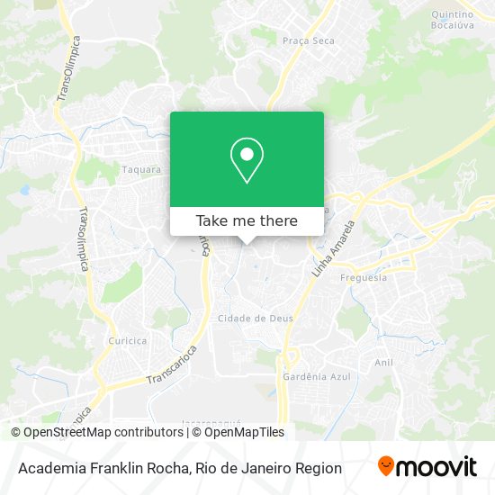 Academia Franklin Rocha map