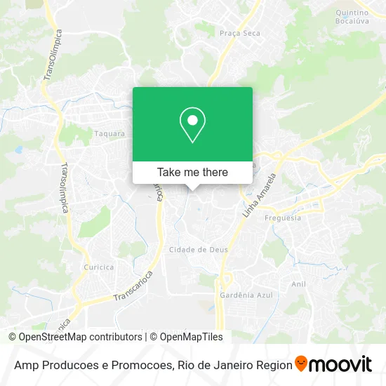 Amp Producoes e Promocoes map