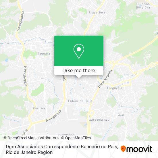 Dgm Associados Correspondente Bancario no Pais map