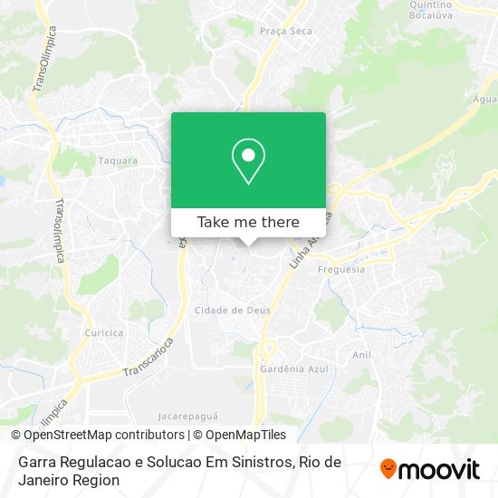 Garra Regulacao e Solucao Em Sinistros map