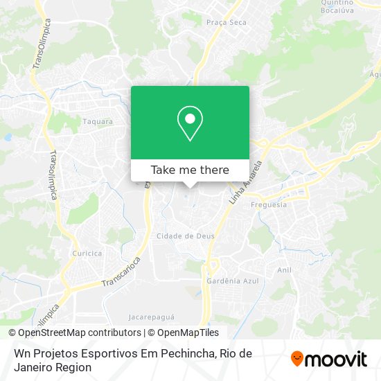 Wn Projetos Esportivos Em Pechincha map