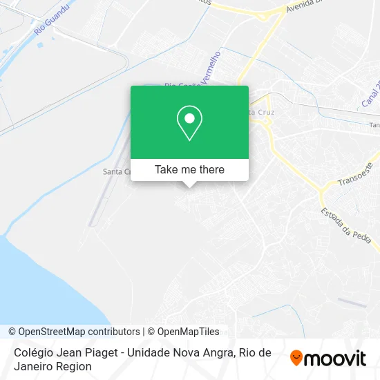 Colégio Jean Piaget - Unidade Nova Angra map