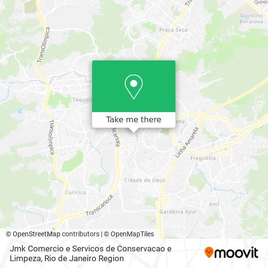 Jmk Comercio e Servicos de Conservacao e Limpeza map