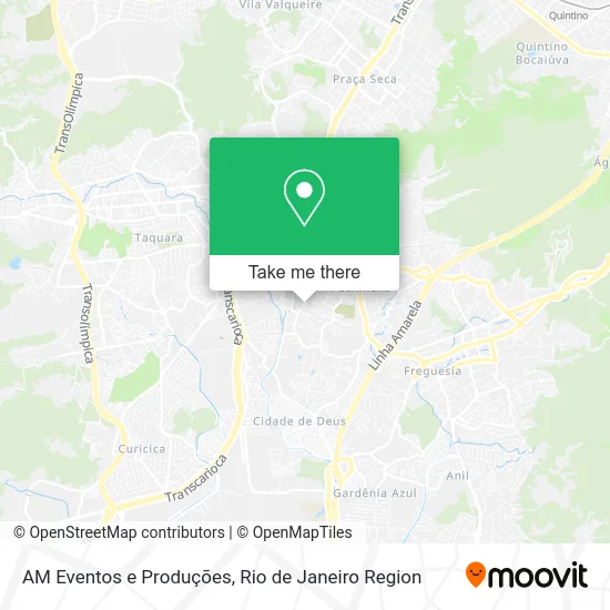 AM Eventos e Produções map