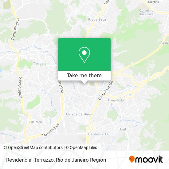 Residencial Terrazzo map