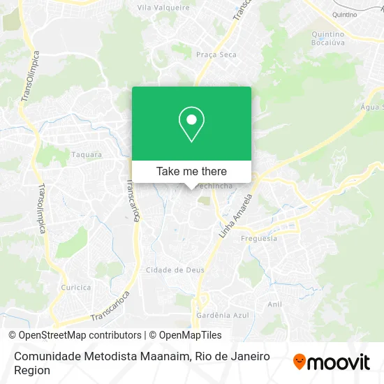 Comunidade Metodista Maanaim map