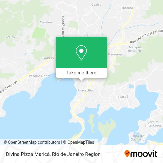 Divina Pizza Maricá map