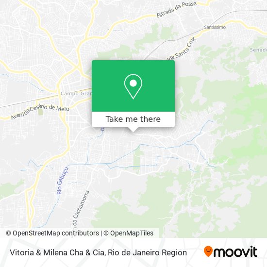 Vitoria & Milena Cha & Cia map