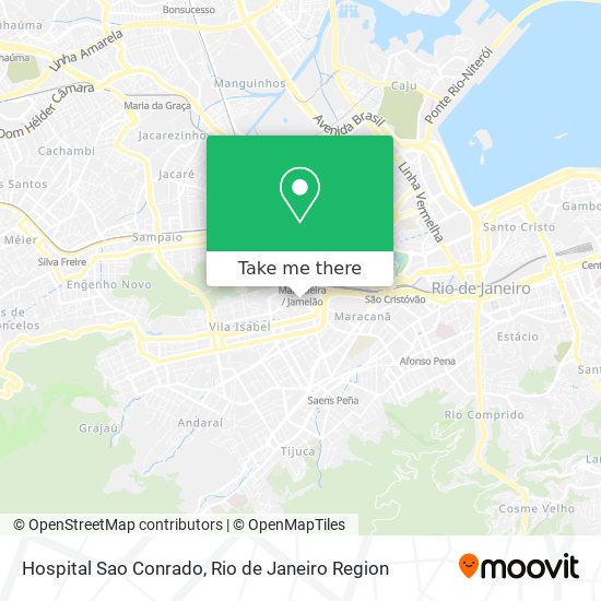 Mapa Hospital Sao Conrado