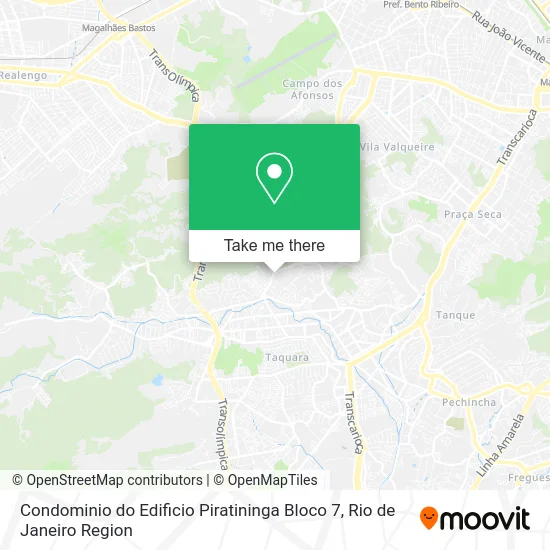 Condominio do Edificio Piratininga Bloco 7 map