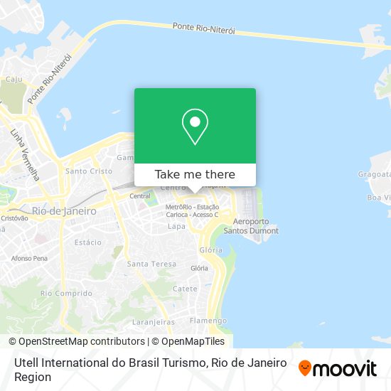 Utell International do Brasil Turismo map