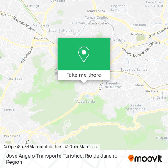 Mapa José Angelo Transporte Turístico