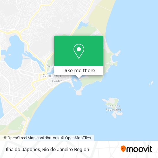 Ilha do Japonês map
