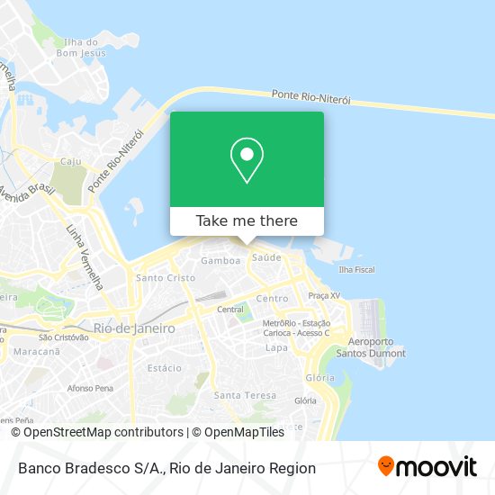 Banco Bradesco S/A. map