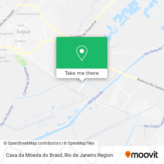 Casa da Moeda do Brasil map