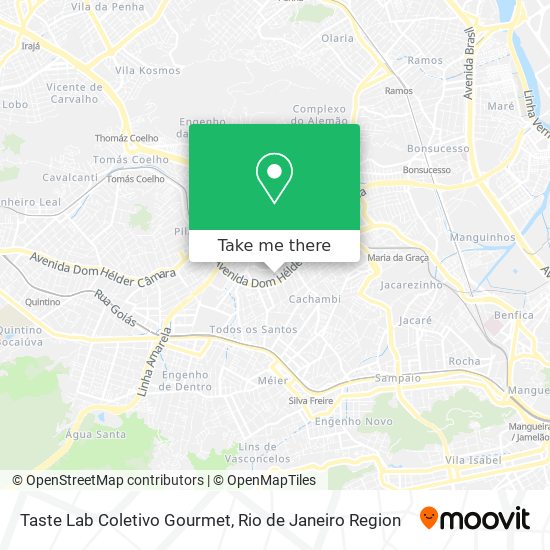 Mapa Taste Lab Coletivo Gourmet