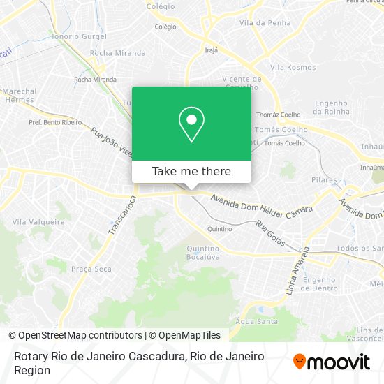 Rotary Rio de Janeiro Cascadura map