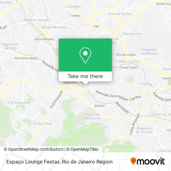 Espaço Lounge Festas map
