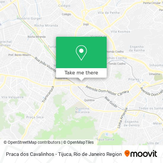 Praca dos Cavalinhos - Tijuca map