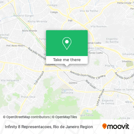 Infinity 8 Representacoes map