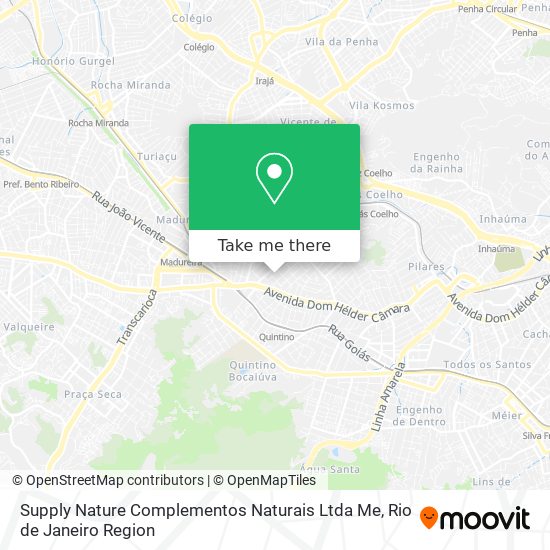 Mapa Supply Nature Complementos Naturais Ltda Me