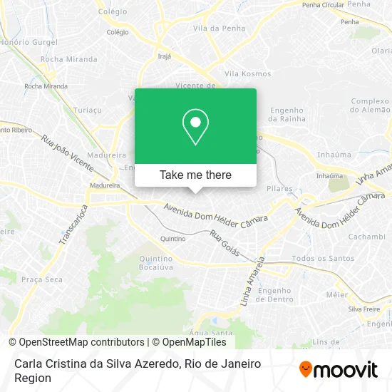 Carla Cristina da Silva Azeredo map
