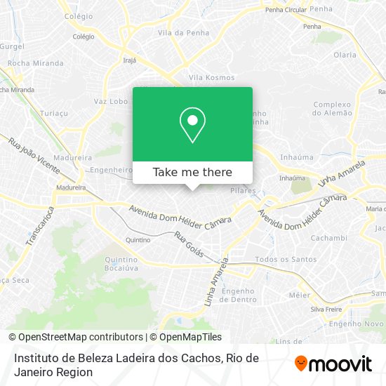 Instituto de Beleza Ladeira dos Cachos map