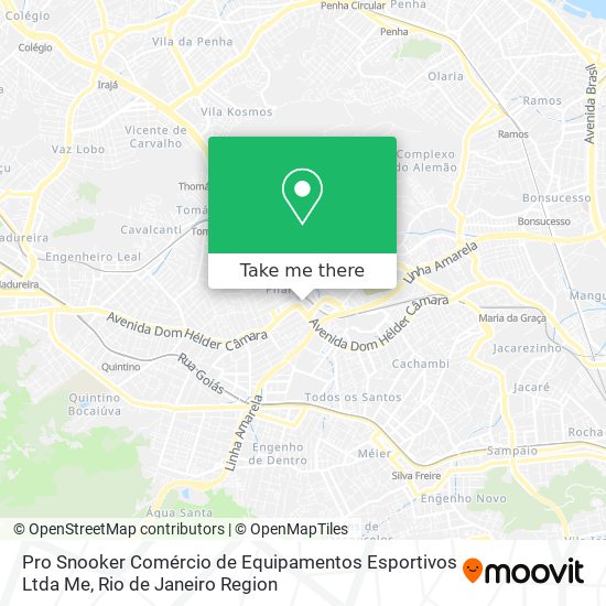 Mapa Pro Snooker Comércio de Equipamentos Esportivos Ltda Me