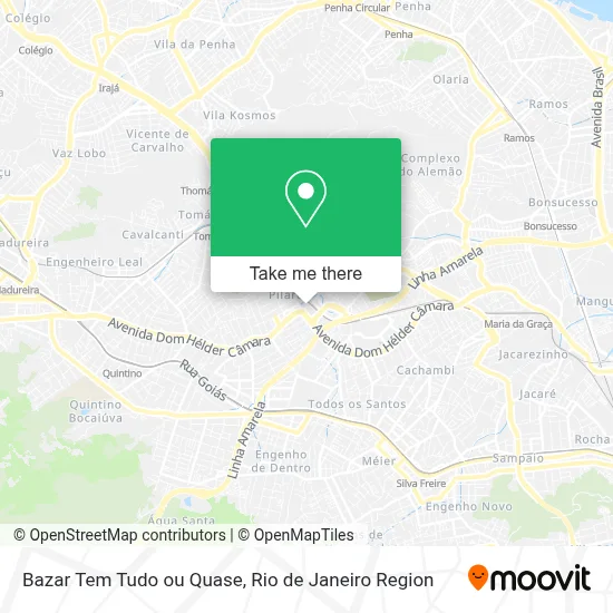 Bazar Tem Tudo ou Quase map