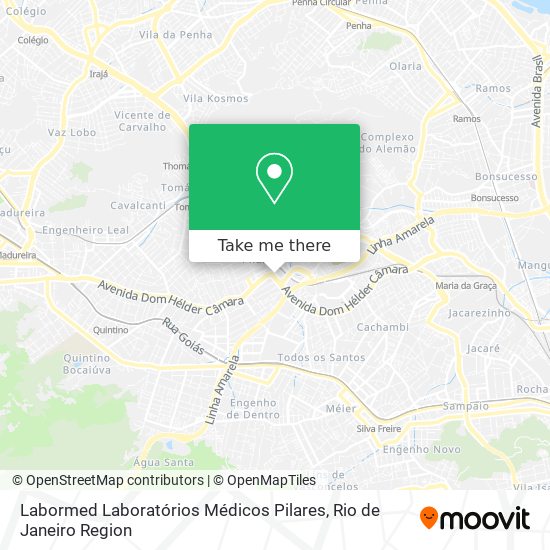 Labormed Laboratórios Médicos Pilares map