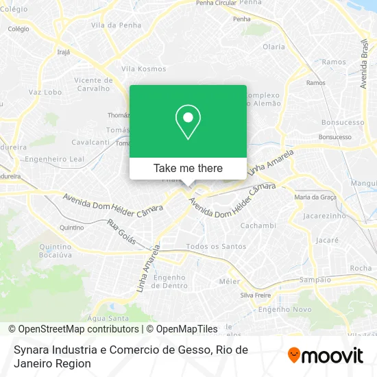 Synara Industria e Comercio de Gesso map