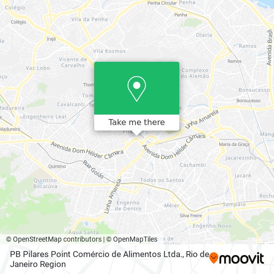 PB Pilares Point Comércio de Alimentos Ltda. map