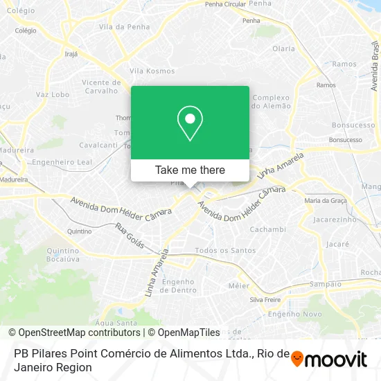 PB Pilares Point Comércio de Alimentos Ltda. map