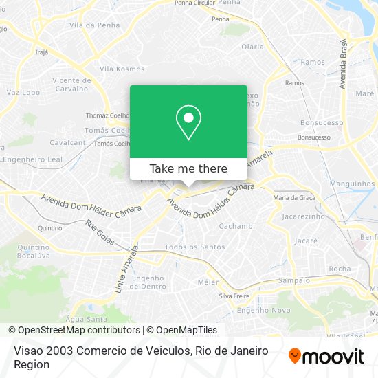 Visao 2003 Comercio de Veiculos map