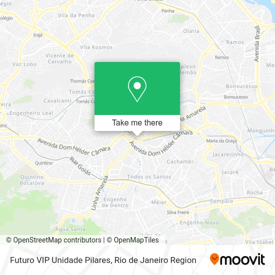 Futuro VIP Unidade Pilares map