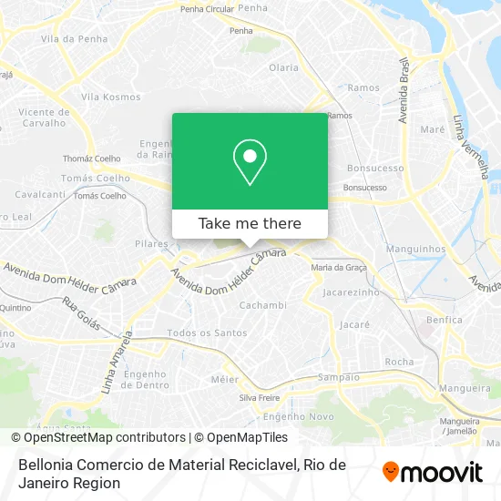 Bellonia Comercio de Material Reciclavel map