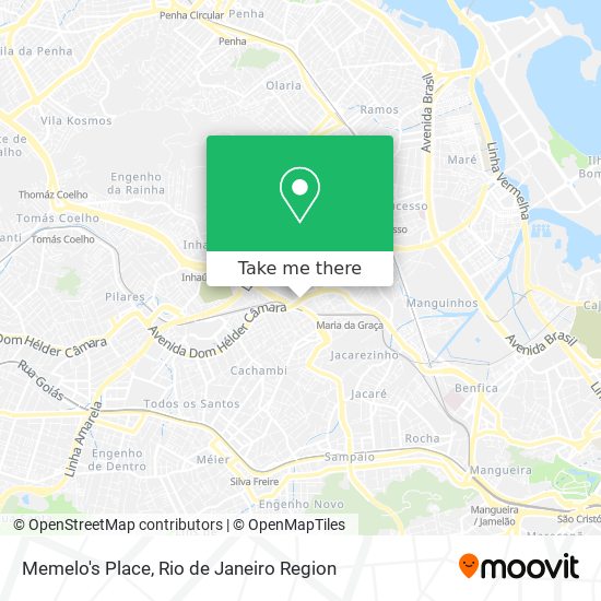 Mapa Memelo's Place