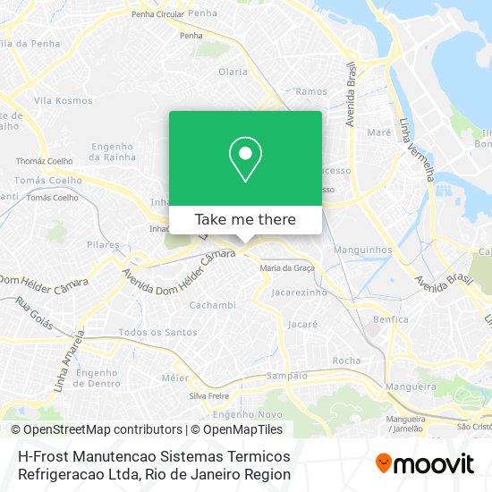 H-Frost Manutencao Sistemas Termicos Refrigeracao Ltda map