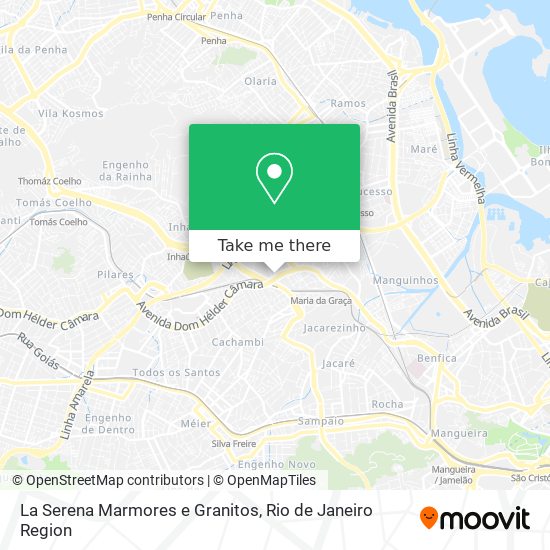 La Serena Marmores e Granitos map