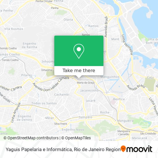 Yaguis Papelaria e Informática map