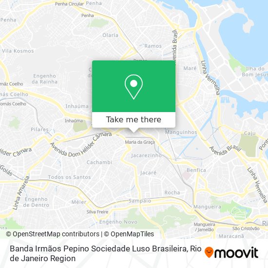 Banda Irmãos Pepino Sociedade Luso Brasileira map