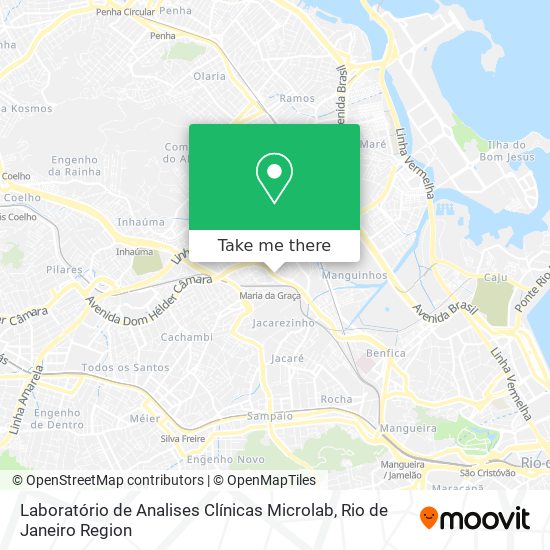 Laboratório de Analises Clínicas Microlab map