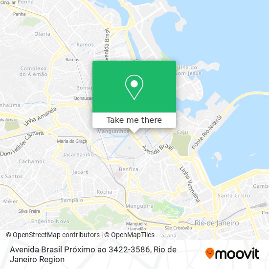 Mapa Avenida Brasil Próximo ao 3422-3586