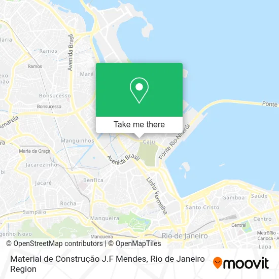 Material de Construção J.F Mendes map